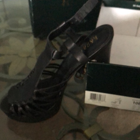 Ralph Lauren Fernanda black Vachetta size 10b - Picture 3 of 5